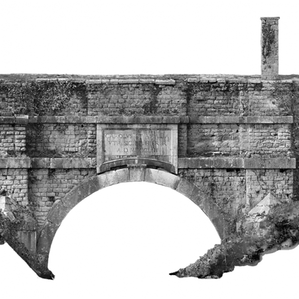 Modello Mesh del Ponte Carlo III